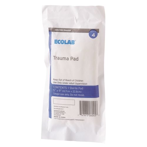 Ecolab® Trauma Pad, Sterile, 5 in. x 9 in. 50225-01-07 Reorder No. 4